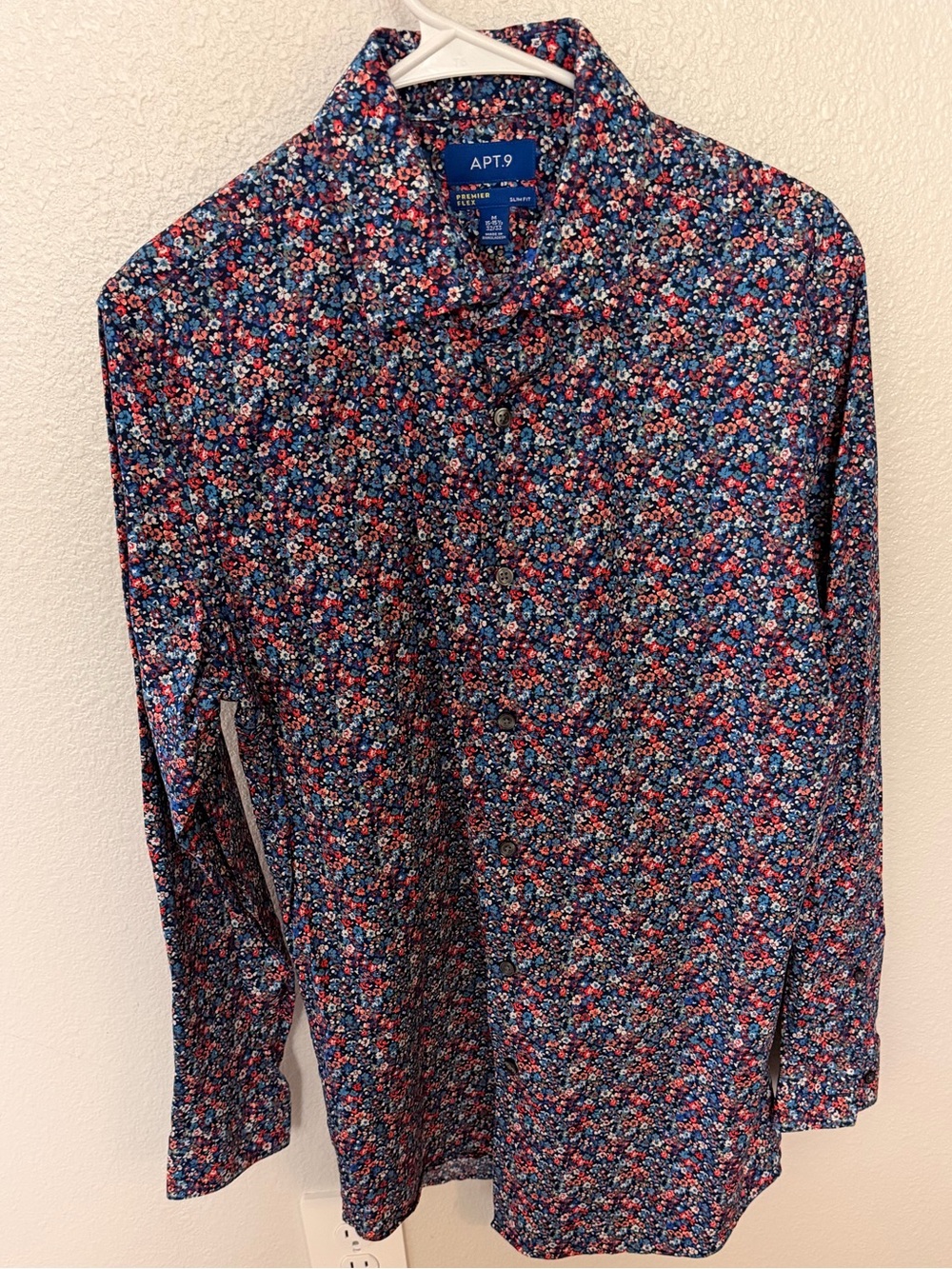 Slim fit Apt. 9 Multi-Color Floral Button-Down Shirt